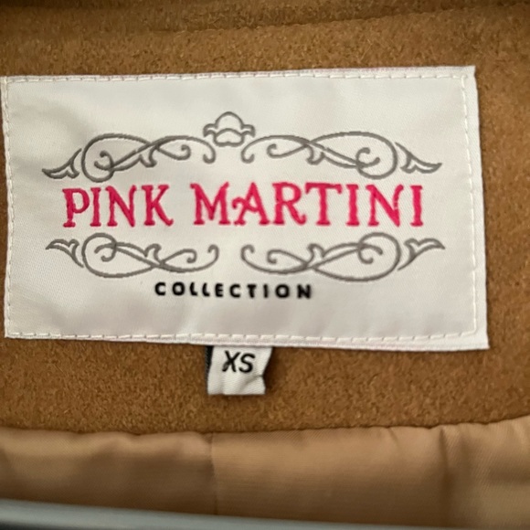 Pink Martini Wool Coat, Size XS - Picture 4 of 5